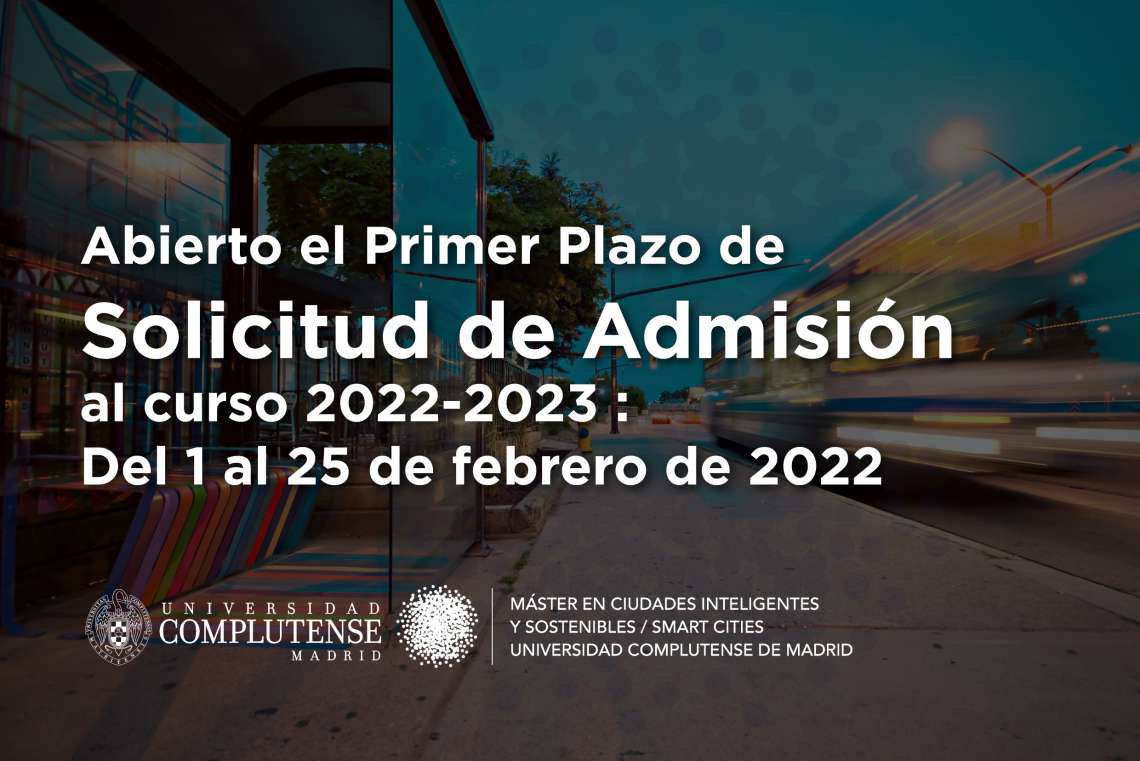 Primer Plazo de Solicitud de Admisiones para la edición 2022-2023 - 1